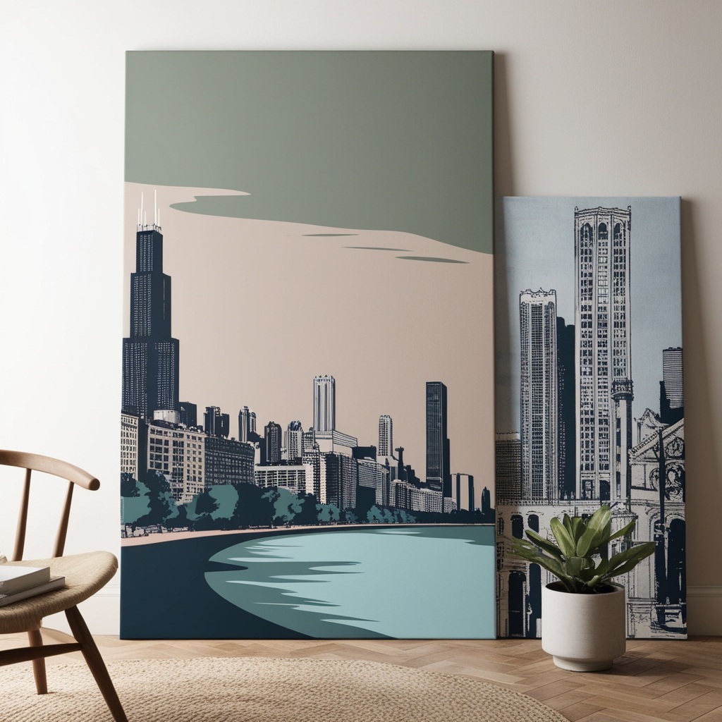 Chicago Style Interior Design - Explore Modern Inspiration | Paintit.ai - 7