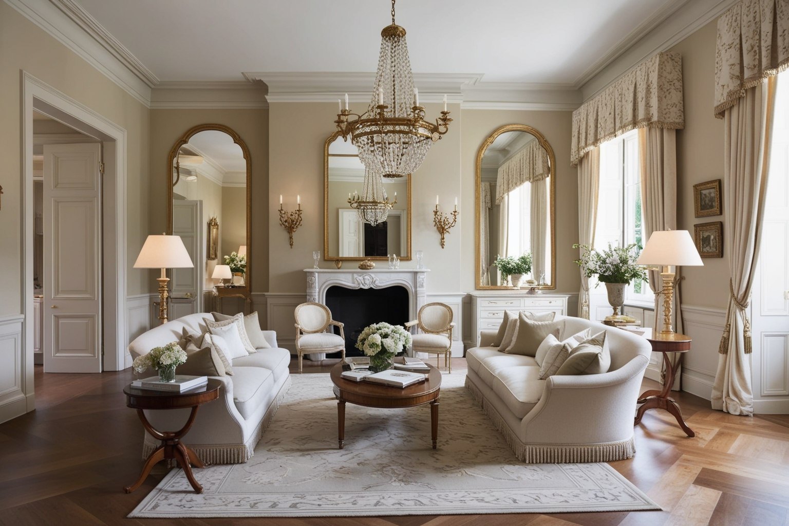Classic Style Interior Design Characteristics - Explore Timeless Looks | Paintit.ai - 1