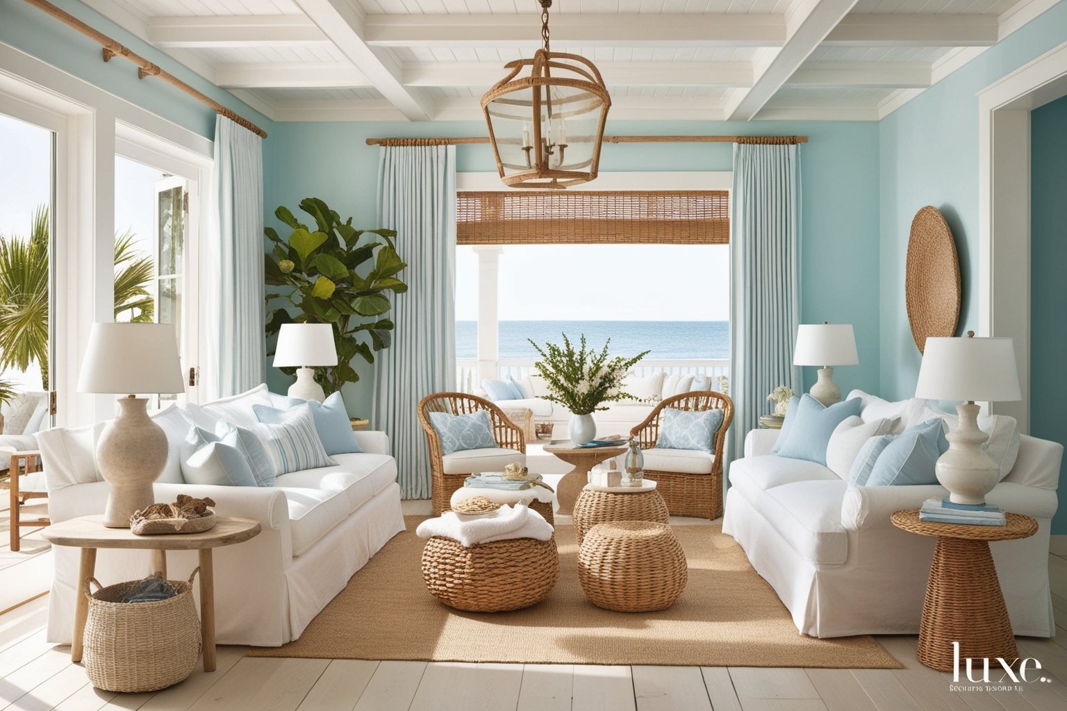 Coastal Interior Design Style - Explore Serene Spaces | Paintit.ai - 1