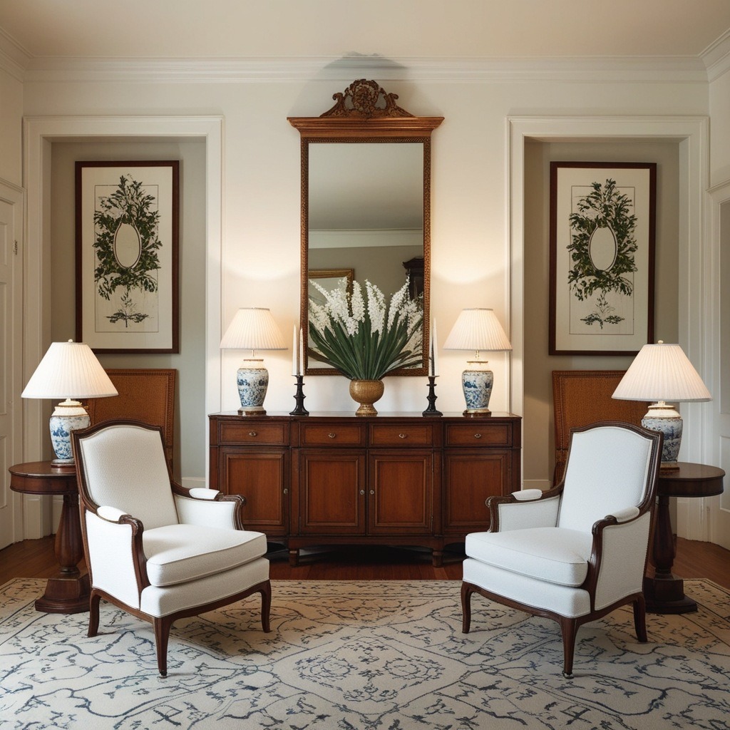 Colonial Interior Design Style - Explore Refined Spaces | Paintit.ai - 5