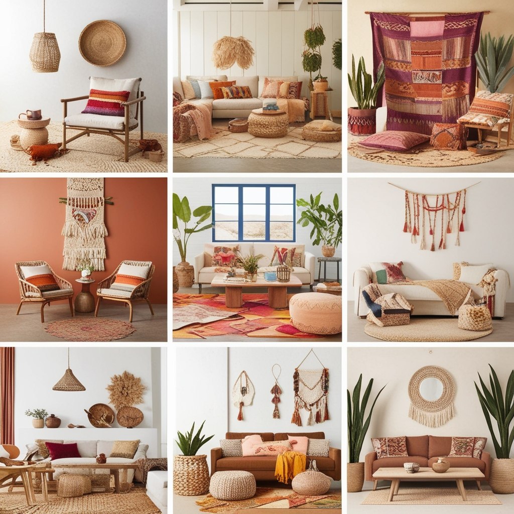 Bohemian Colorful Interior Design Style - Explore Creative Touches | Paintit.ai - 2