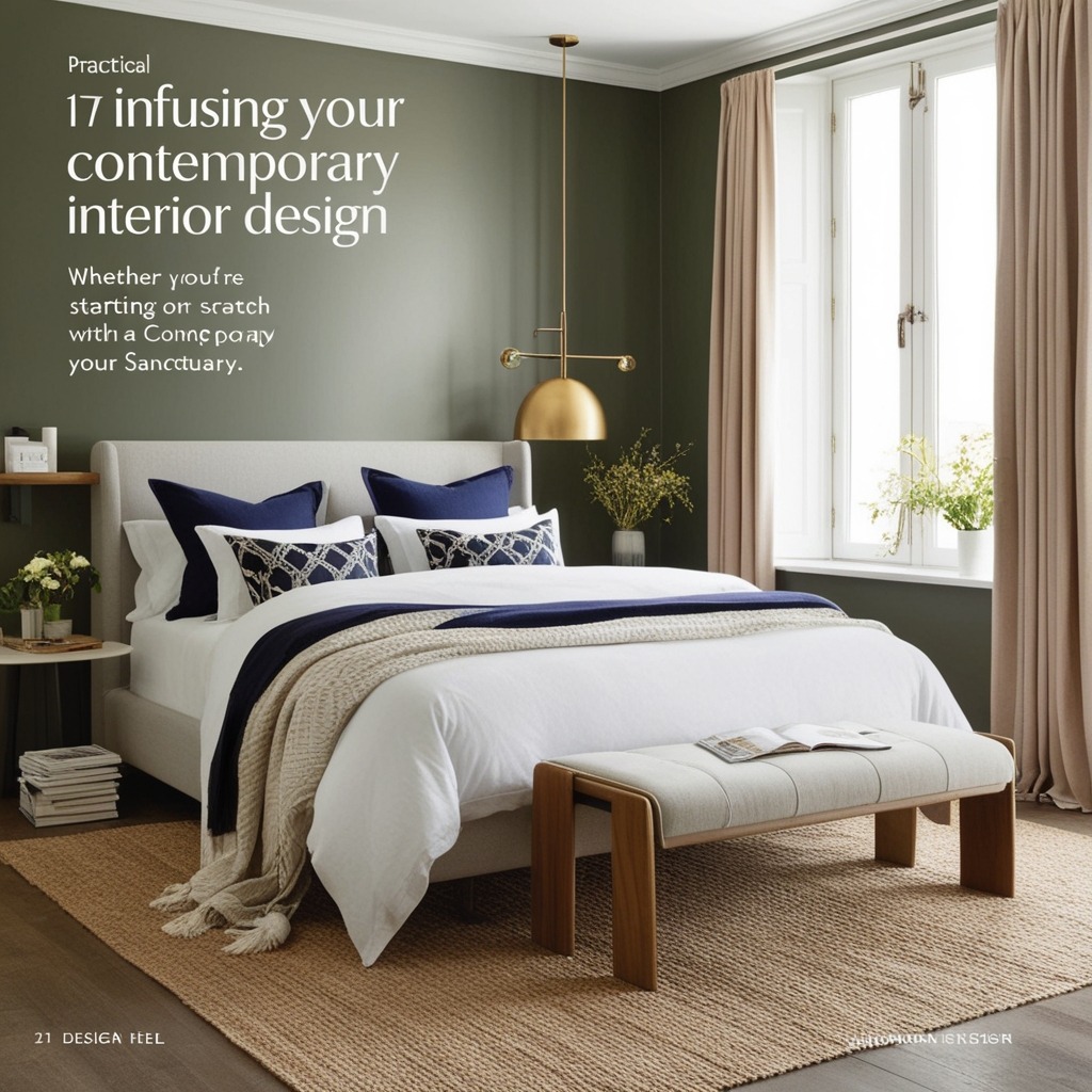 Contemporary Interior Design Style Bedroom - Explore Fresh Ideas | Paintit.ai - 2