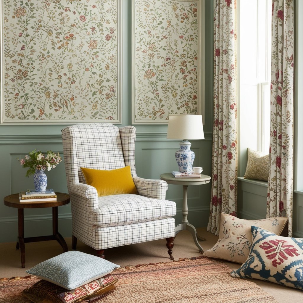 Contemporary Modern English Style Interior Design - Get Inspired | Paintit.ai - 8