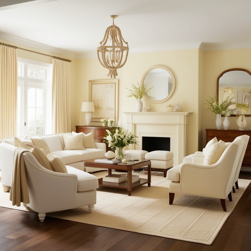 Cream Style Interior Design - Explore Fresh Ideas | Paintit.ai - 2