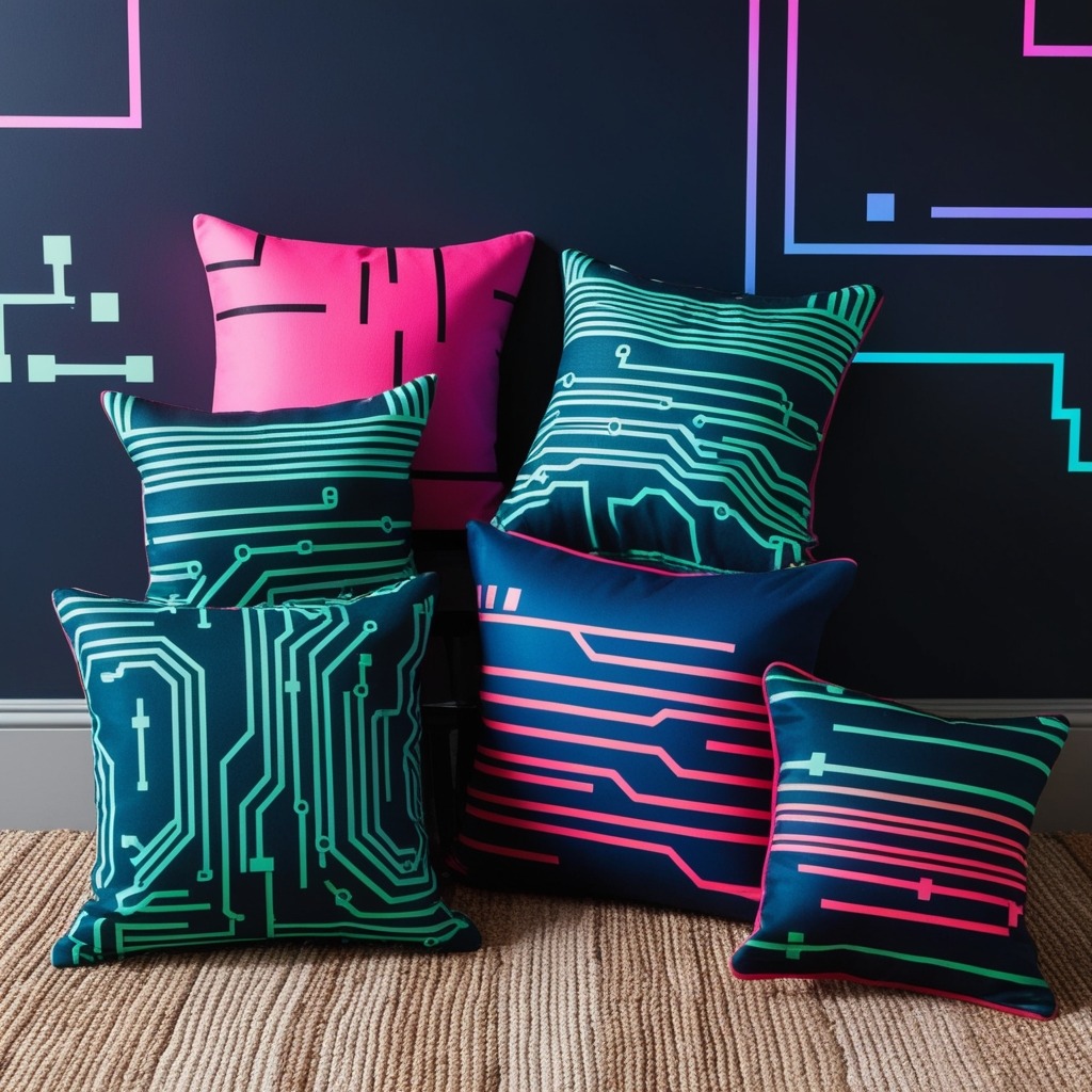 Cyberpunk Style Interior Design - Explore Bold Looks Online | Paintit.ai - 12
