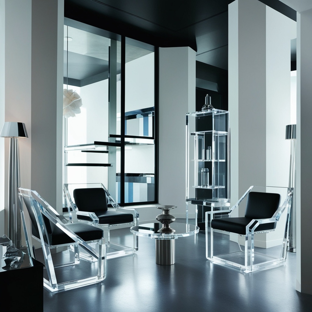 Cyberpunk Style Interior Design - Explore Bold Looks Online | Paintit.ai - 5