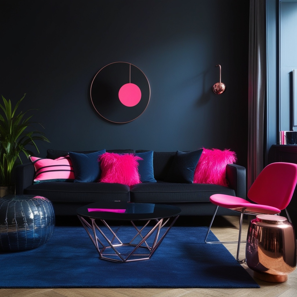 Cyberpunk Style Interior Design - Explore Bold Looks Online | Paintit.ai - 8