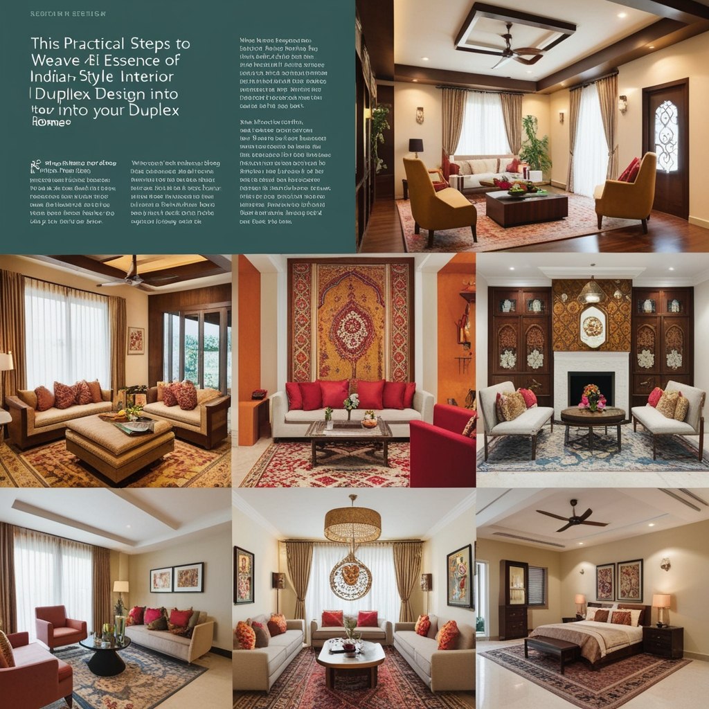 Duplex House Interior Design Indian Style - Explore Modern Possibilities | Paintit.ai - 2