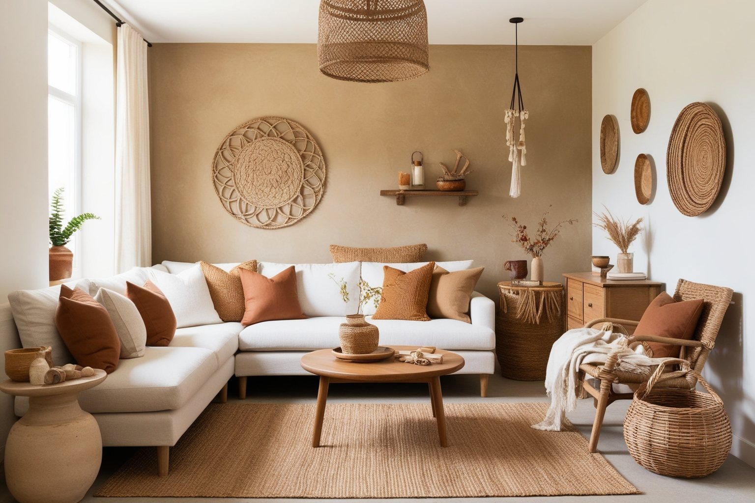 Earthy Style Interior Design - Explore Inspiring Ideas | Paintit.ai - 1