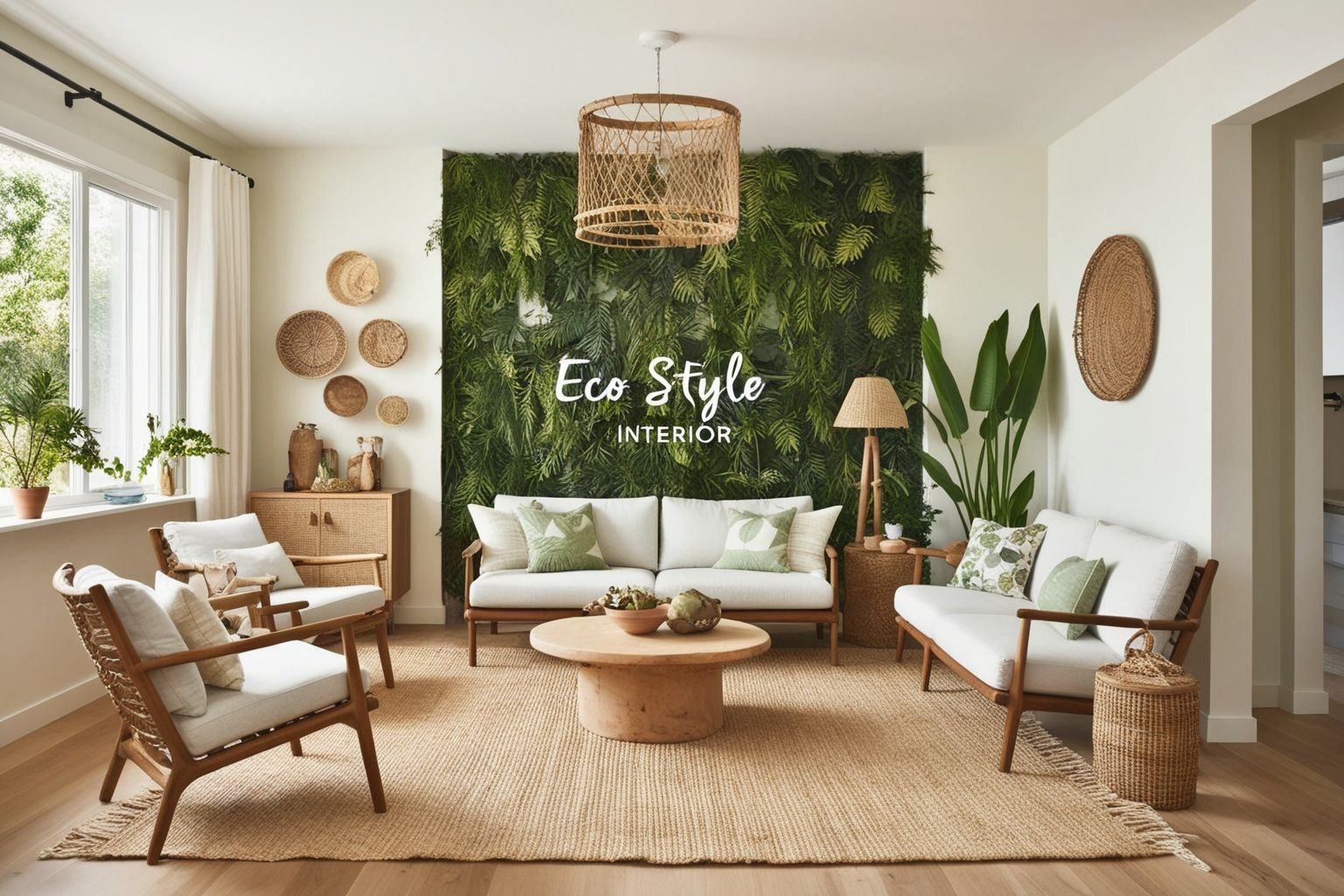 Eco Style Interior Design - Explore Calming Room Ideas | Paintit.ai - 1