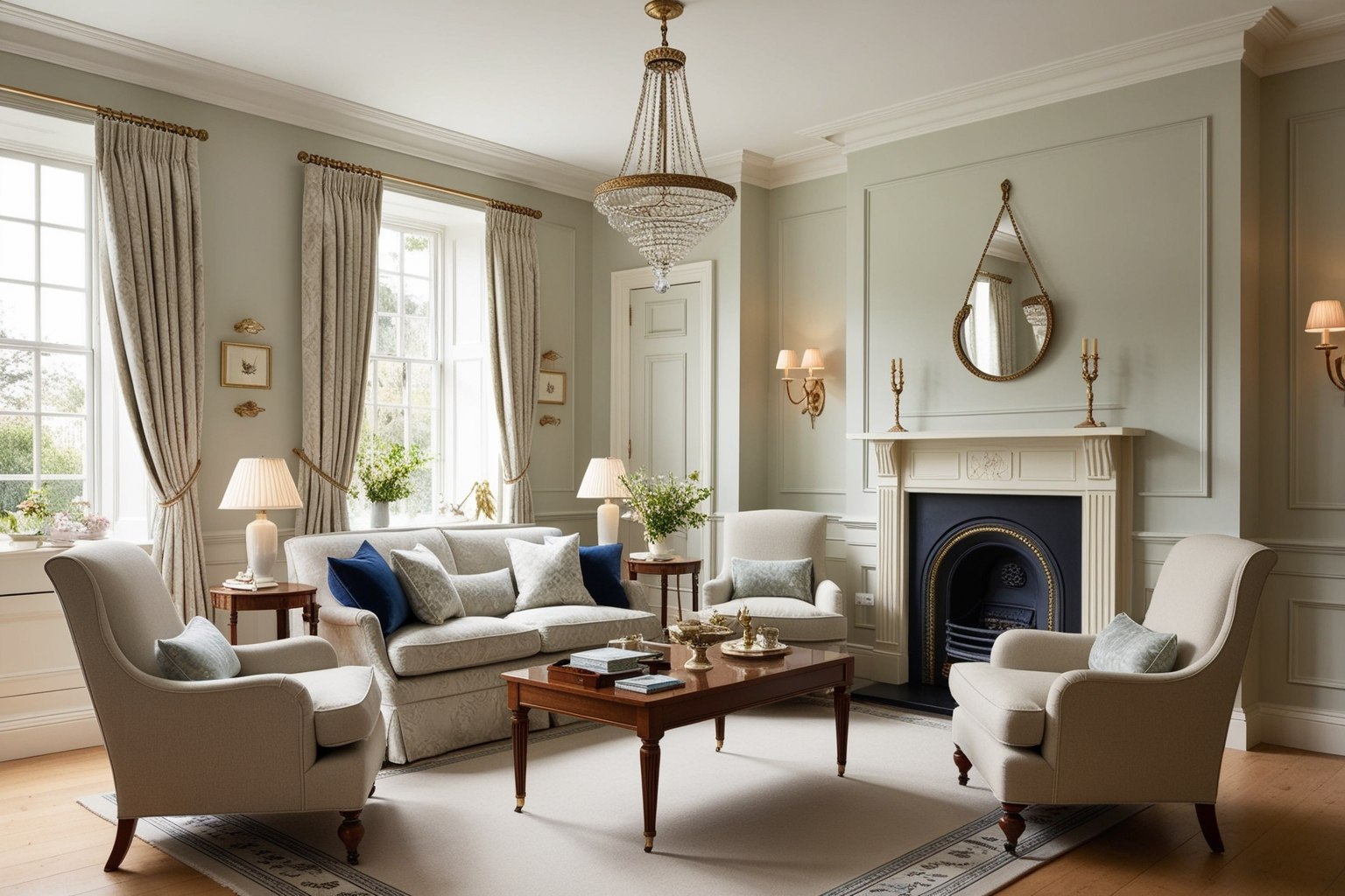 Edwardian Style Interior Design - Explore Elegant Inspirations | Paintit.ai - 1