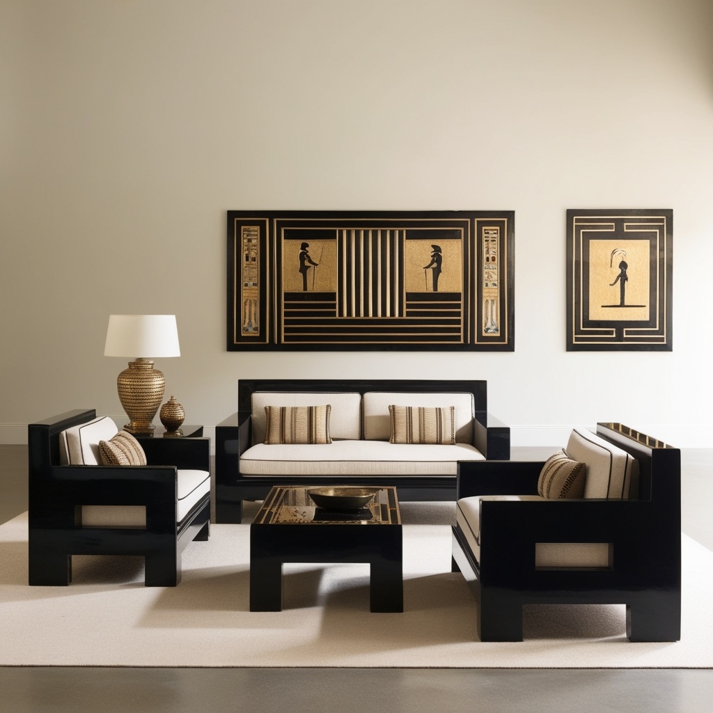 Egyptian Style Interior Design - Explore Unique Decor Ideas | Paintit.ai - 5