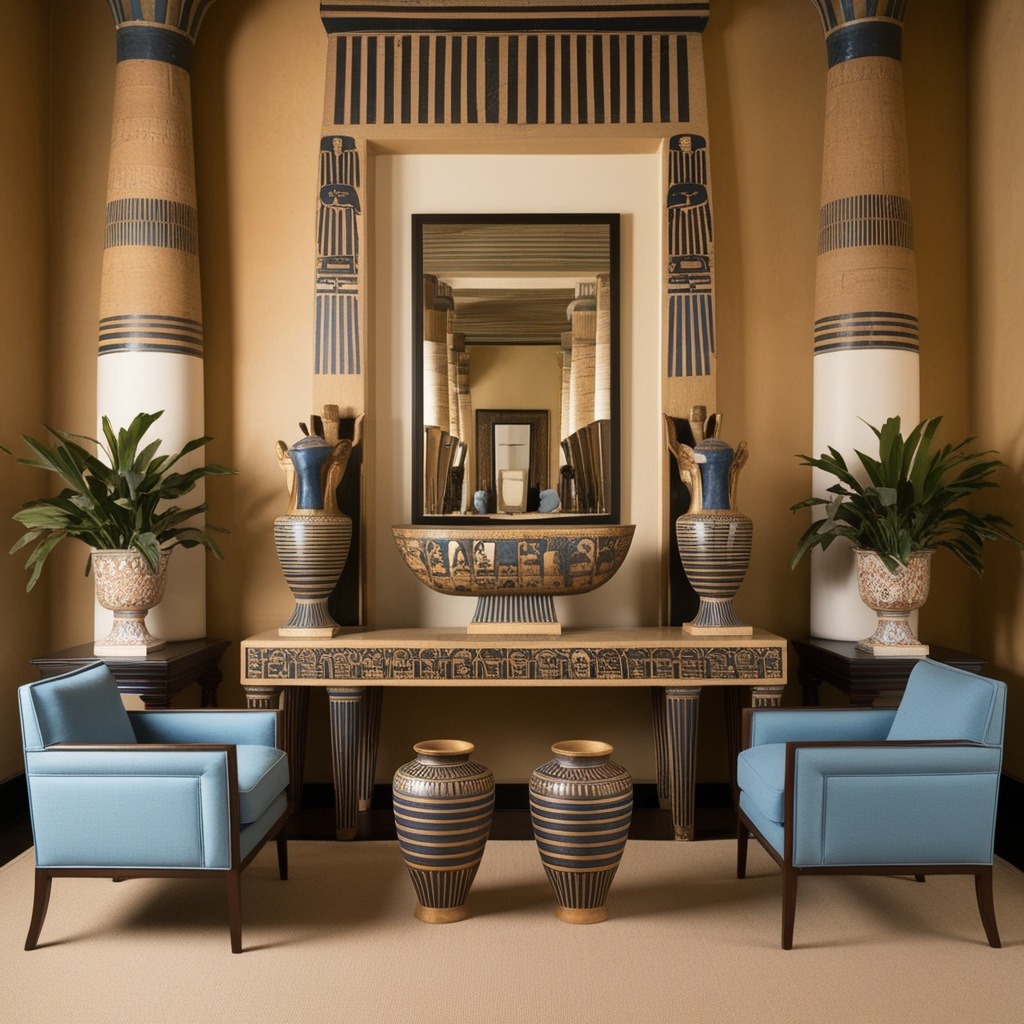 Egyptian Style Interior Design - Explore Unique Decor Ideas | Paintit.ai - 10