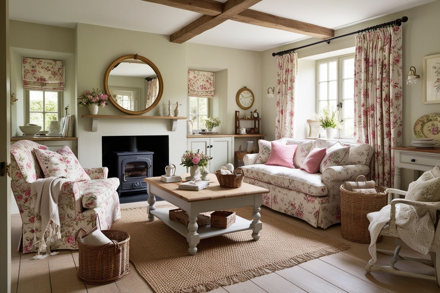 English Cottage Style Interior Design - Explore Your Dream Space | Paintit.ai - 1