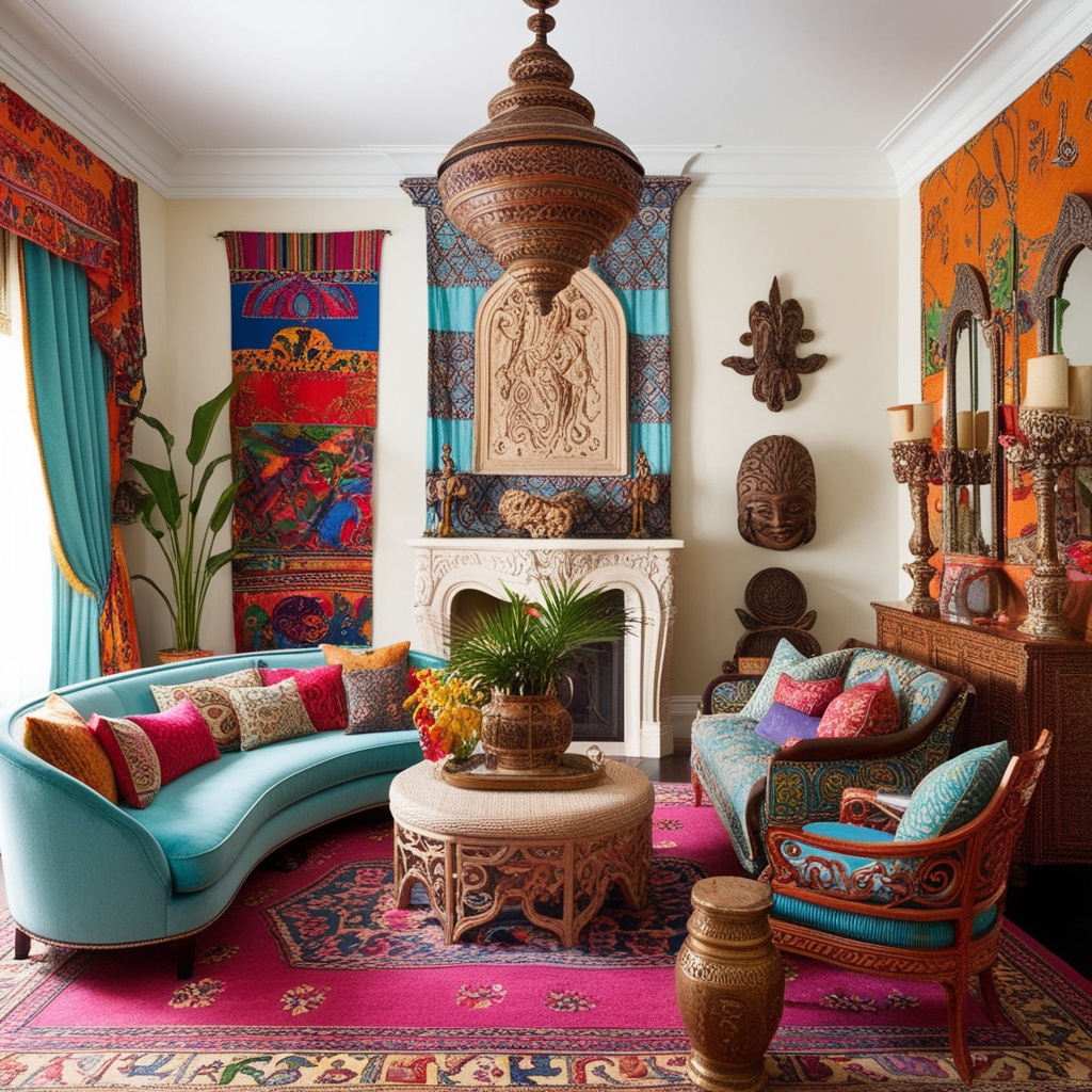 
Exotic Style Interior Design – Creative and Inspiring Home Décor Ideas | Paintit.ai
 - 3