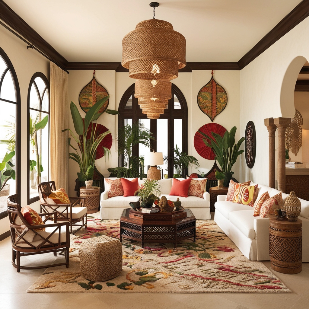 
Exotic Style Interior Design – Creative and Inspiring Home Décor Ideas | Paintit.ai
 - 5