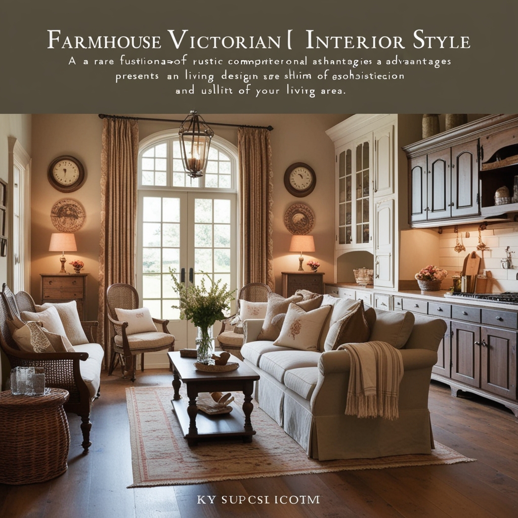 Farmhouse Victorian Style Interior Design – Creative Ideas & Expert Tips | Paintit.ai - 2
