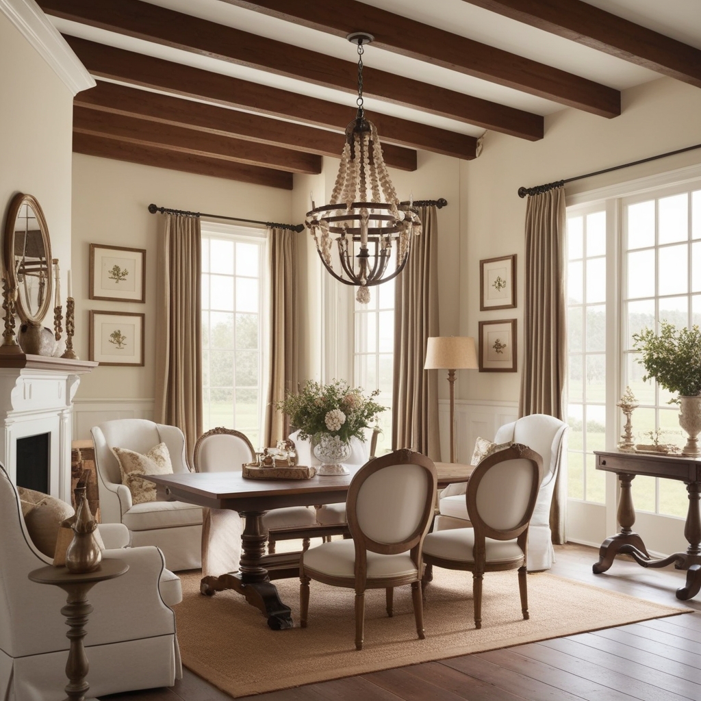 Farmhouse Victorian Style Interior Design – Creative Ideas & Expert Tips | Paintit.ai - 7