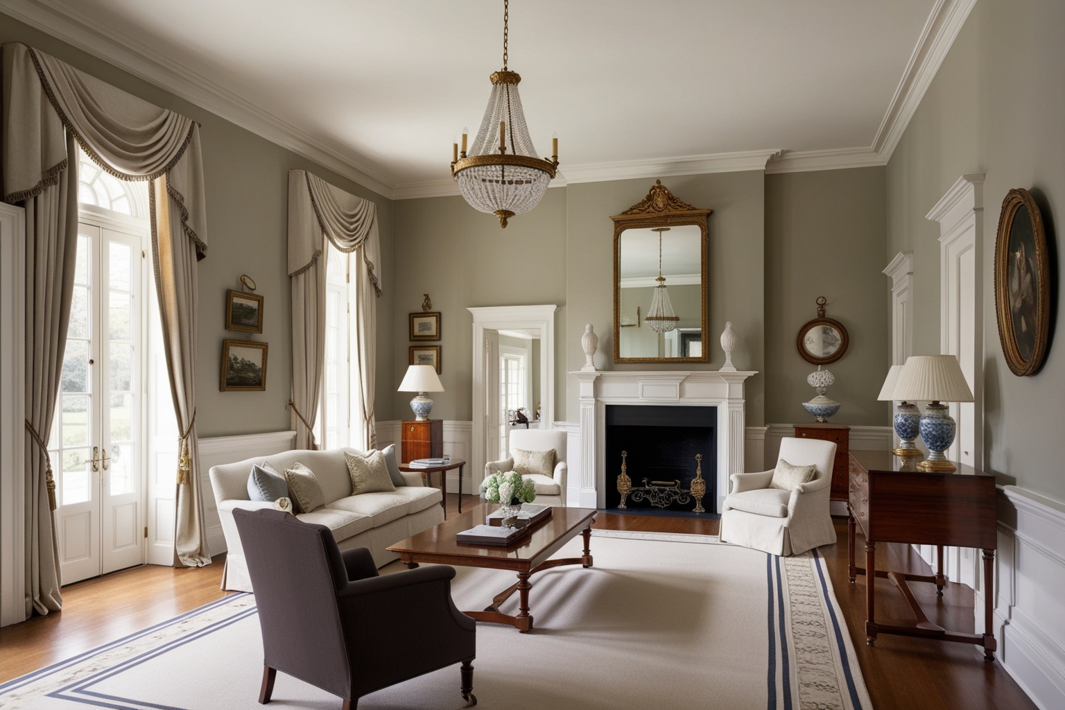 
Federal Style Interior Design – Key Features, Trends, and Ideas for Your Space | Paintit.ai
 - 1