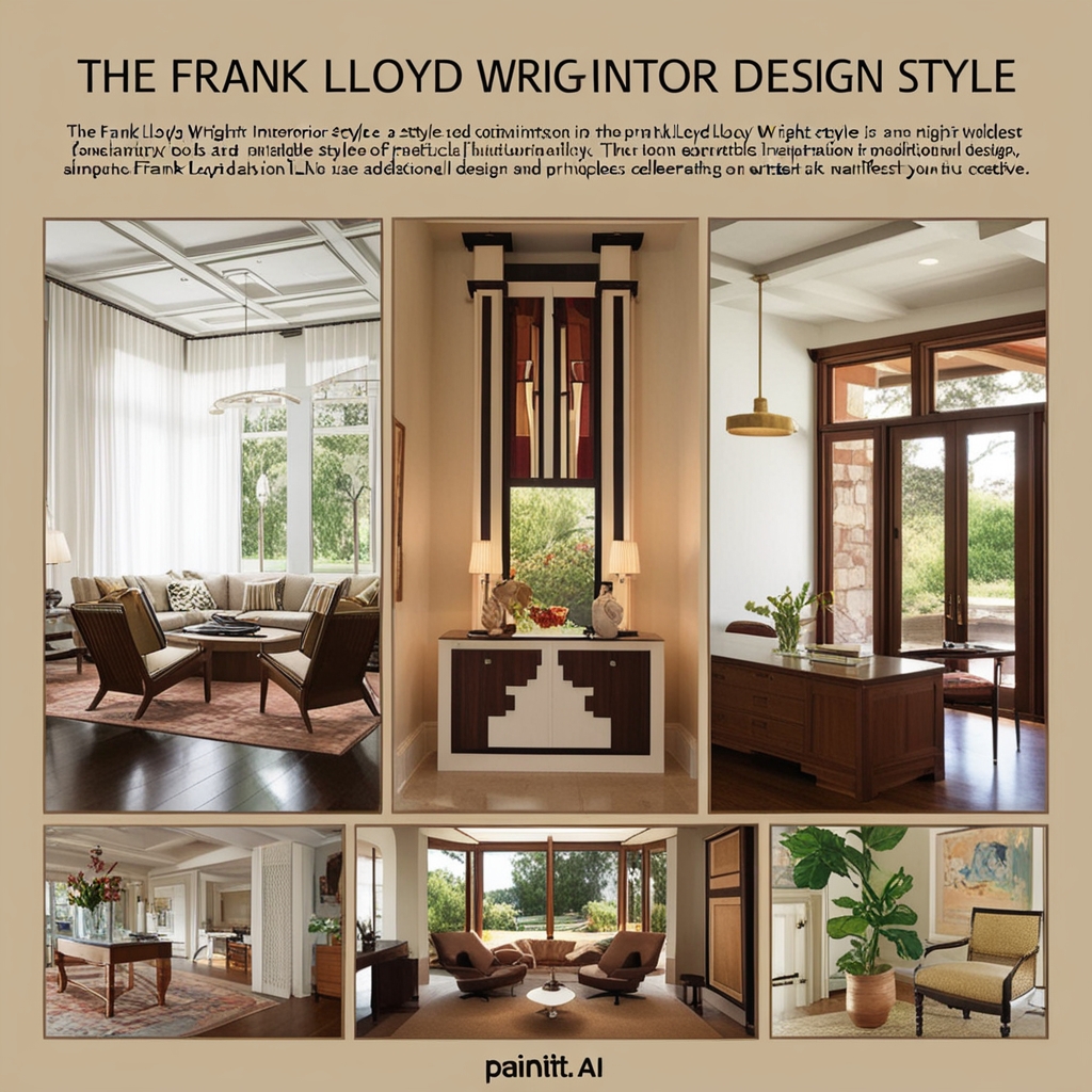 
Frank Lloyd Wright Interior Design Style – Creative Design Inspirations & Advice | Paintit.ai
 - 6