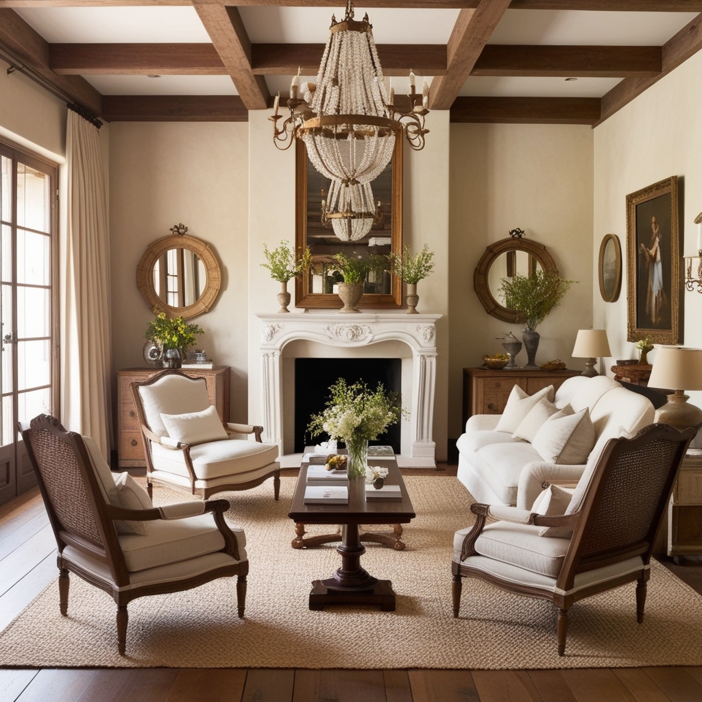 
French Colonial Style Interior Design – Creative Inspirations & Advice | Paintit.ai
 - 8