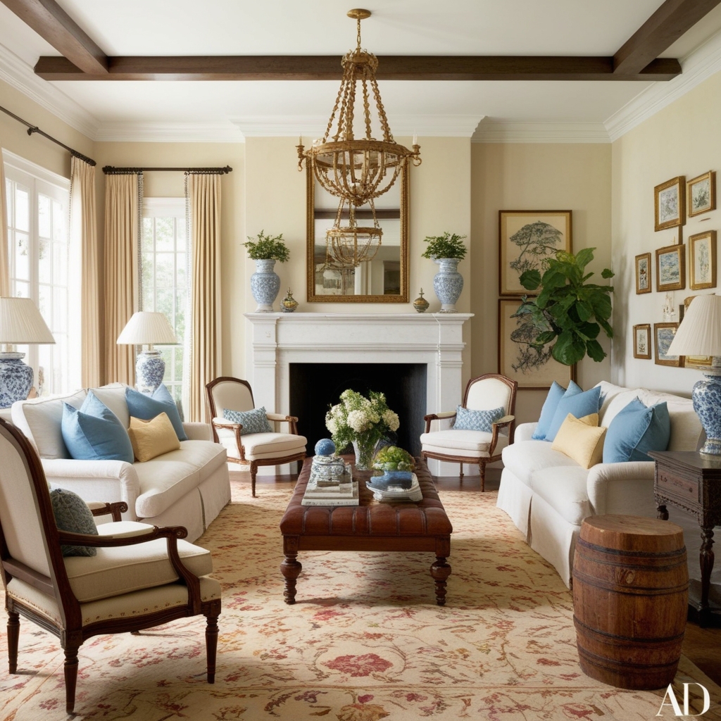
French Colonial Style Interior Design – Creative Inspirations & Advice | Paintit.ai
 - 2
