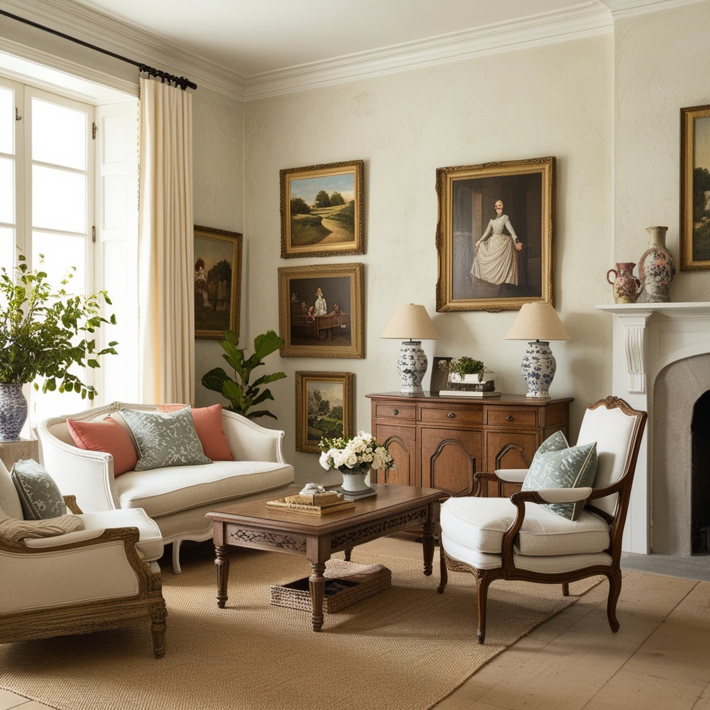 
French Colonial Style Interior Design – Creative Inspirations & Advice | Paintit.ai
 - 6
