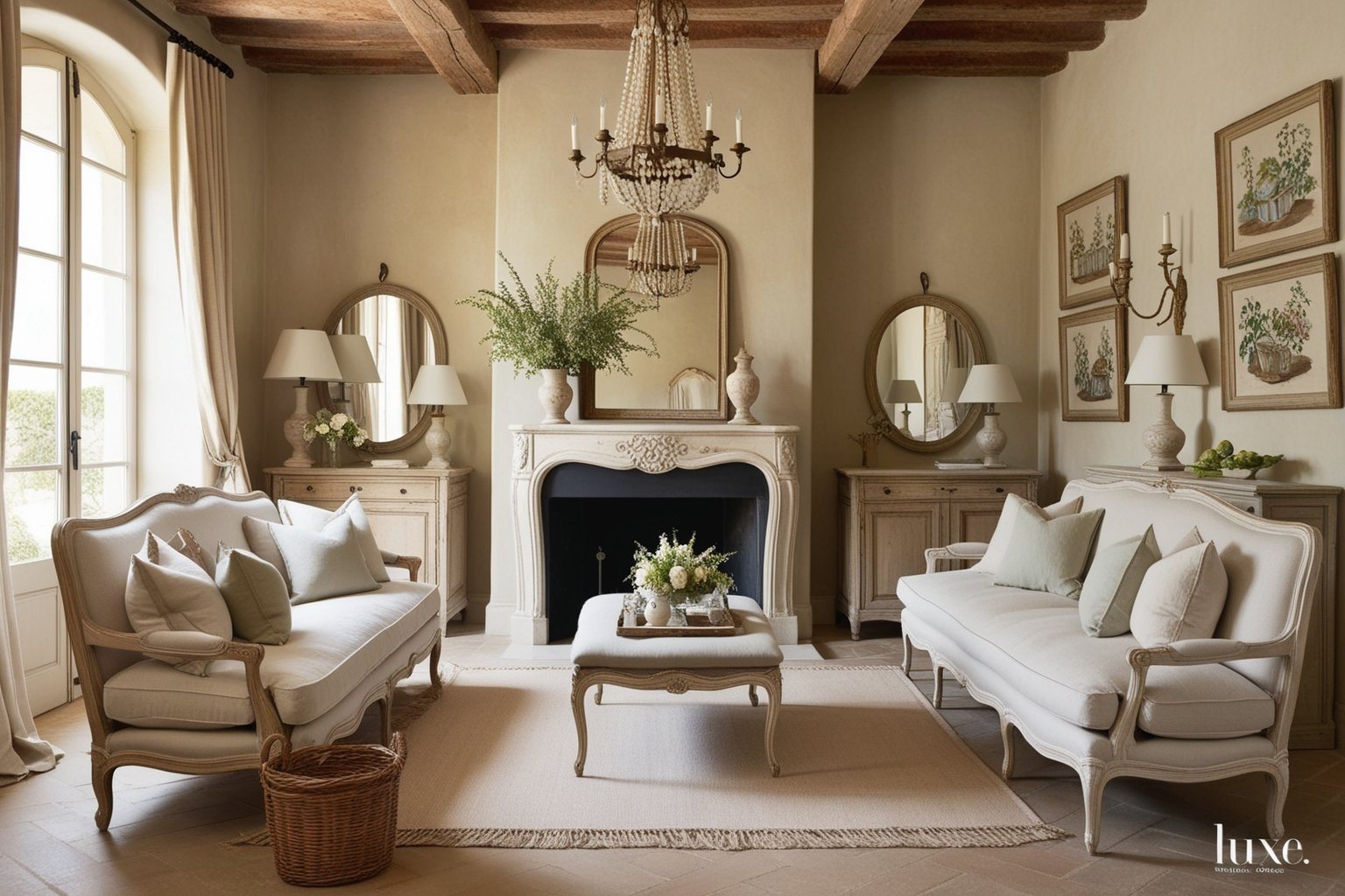 French Provincial Style Interior Design - Get Inspired for Your Space | Paintit.ai - 1