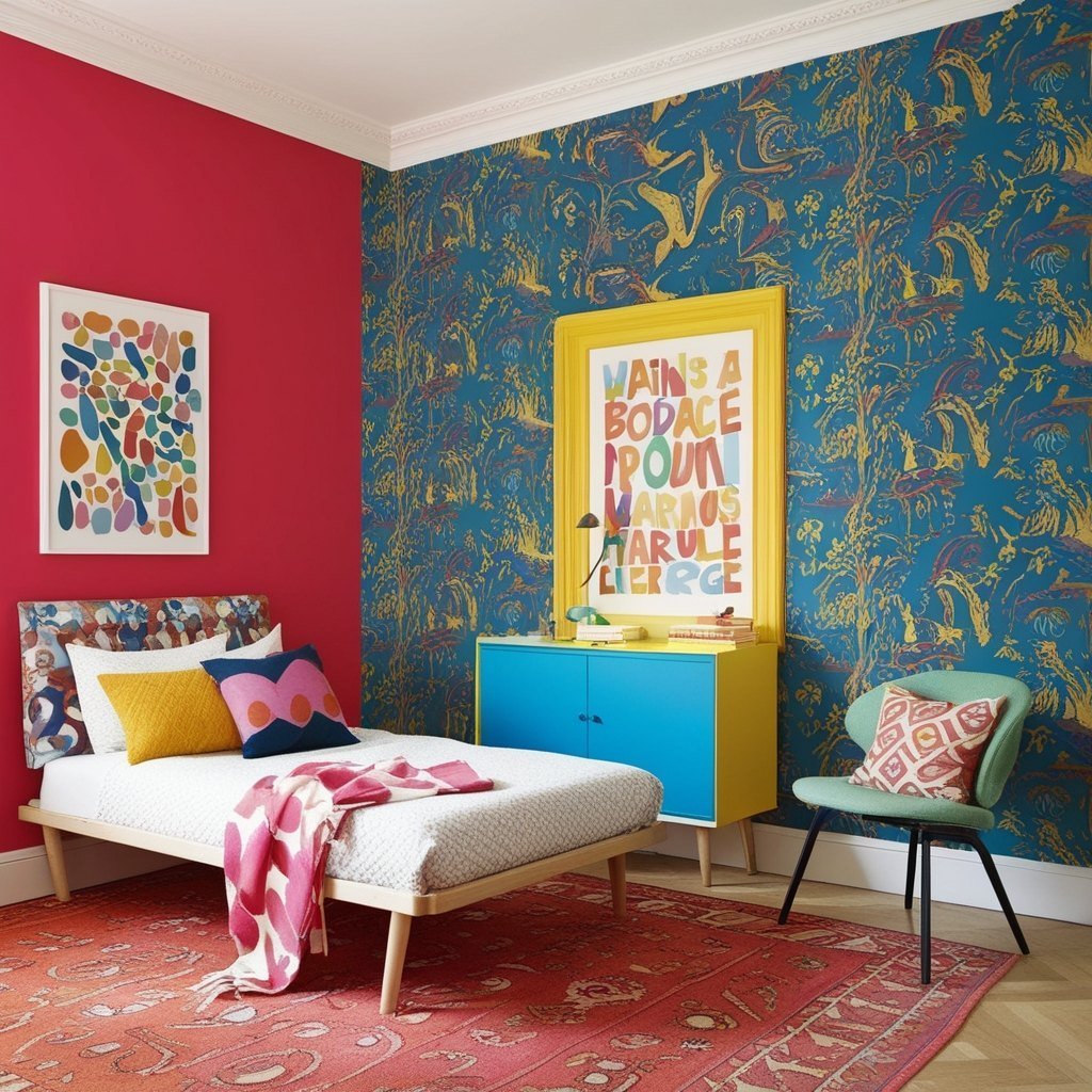 Funky Style Interior Design - Explore Colorful Ideas | Paintit.ai - 4