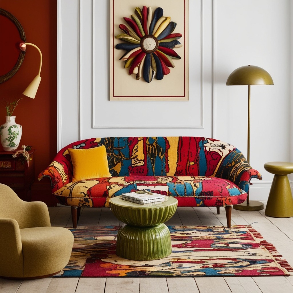 Funky Style Interior Design - Explore Colorful Ideas | Paintit.ai - 9