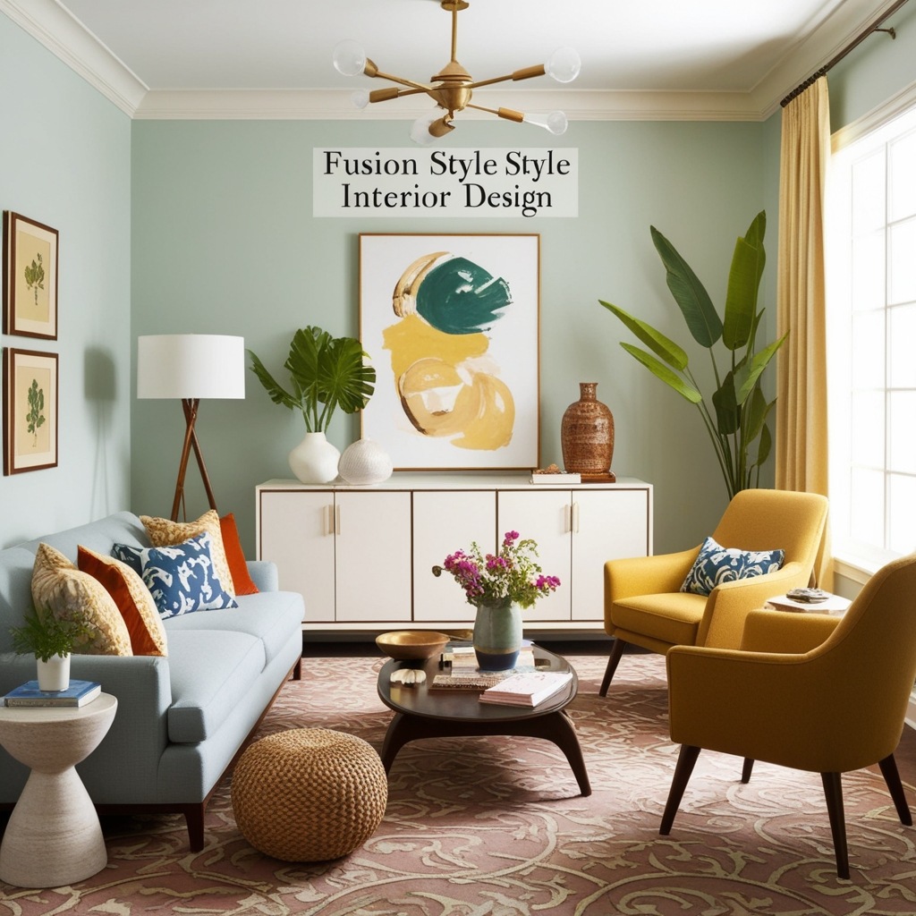 Fusion Style Interior Design - Explore Unique Decor Ideas | Paintit.ai - 19