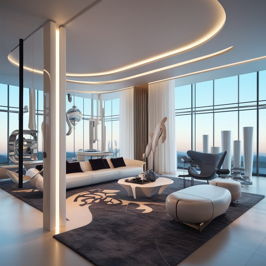 
Futuristic Style Interior Design – Key Features, Trends, and Ideas for Your Space | Paintit.ai
 - 2