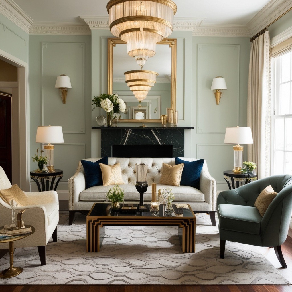 Gatsby Style Interior Design - Explore Inspiring Decor Ideas | Paintit.ai - 2