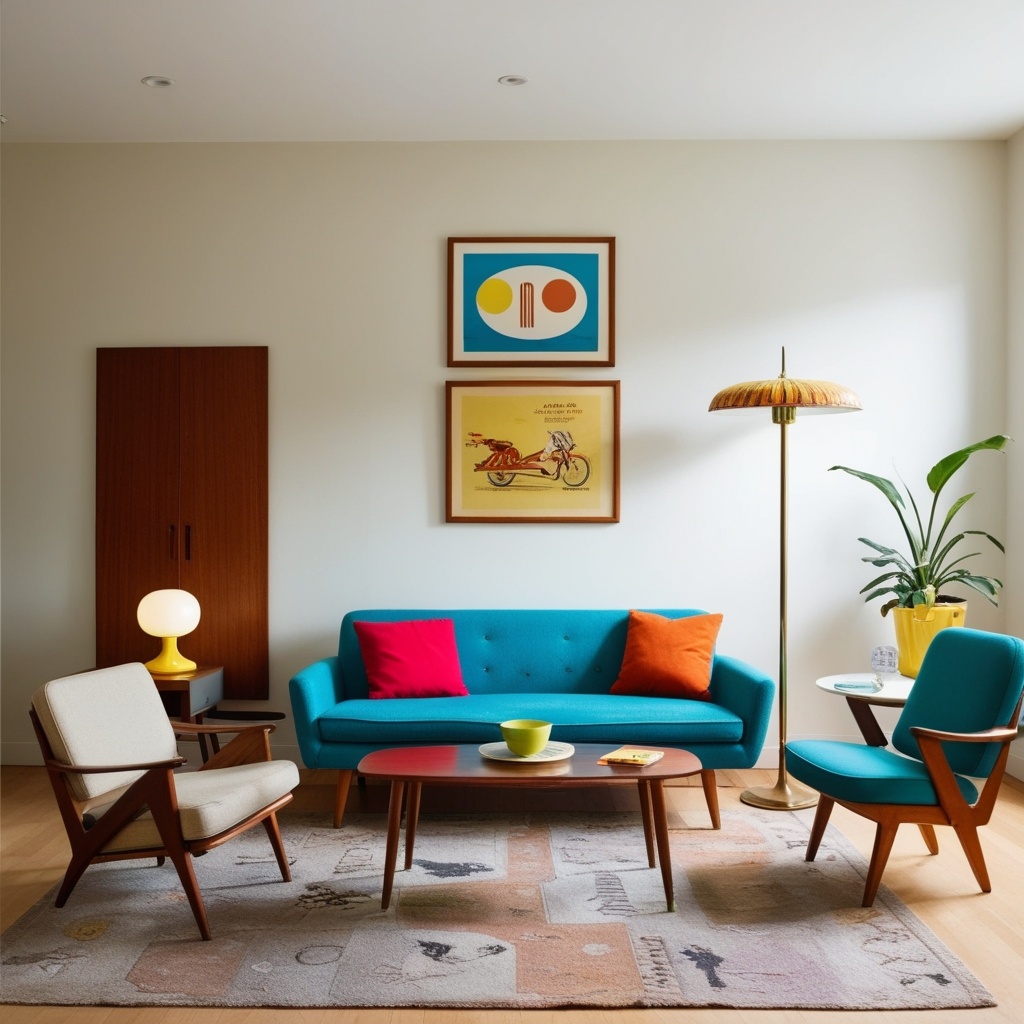 Googie Style Interior Design - Discover Bold Ideas for Your Space | Paintit.ai - 17