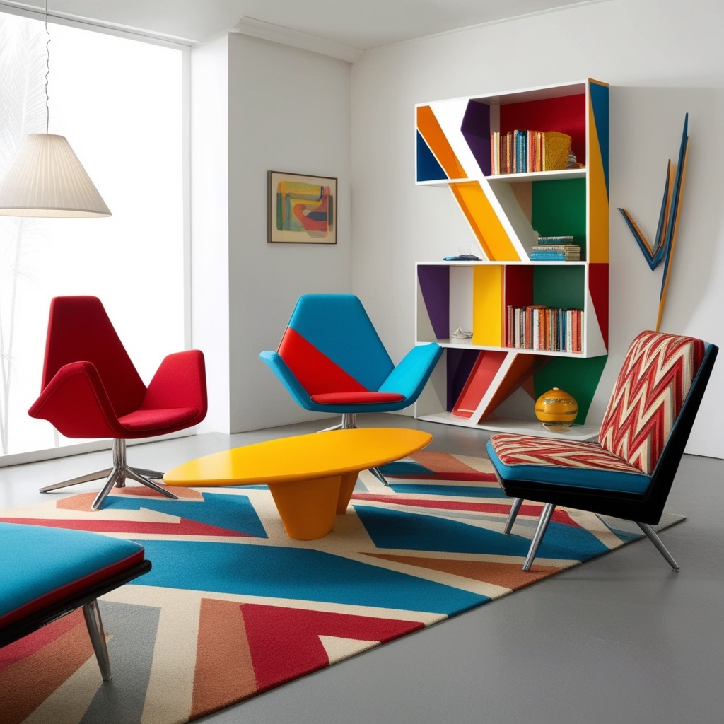 Googie Style Interior Design - Discover Bold Ideas for Your Space | Paintit.ai - 4