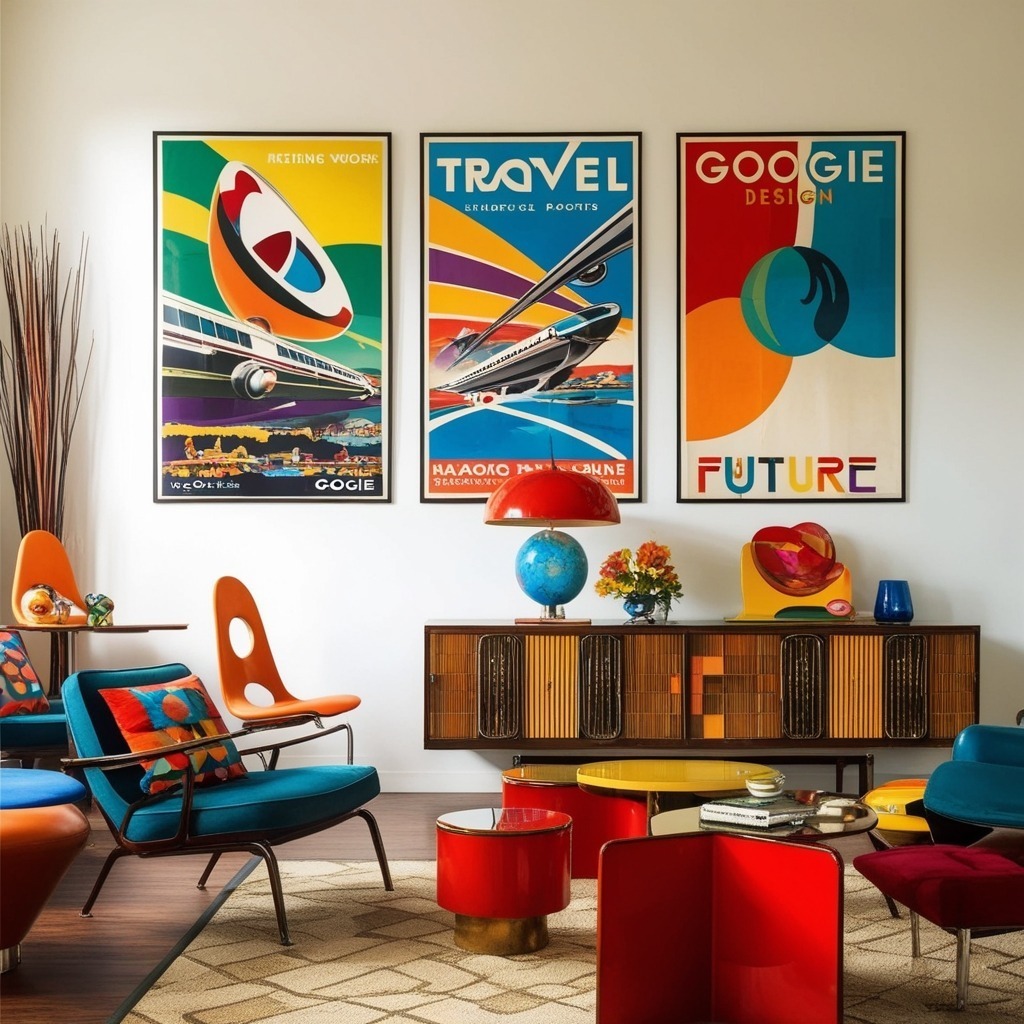 Googie Style Interior Design - Discover Bold Ideas for Your Space | Paintit.ai - 8