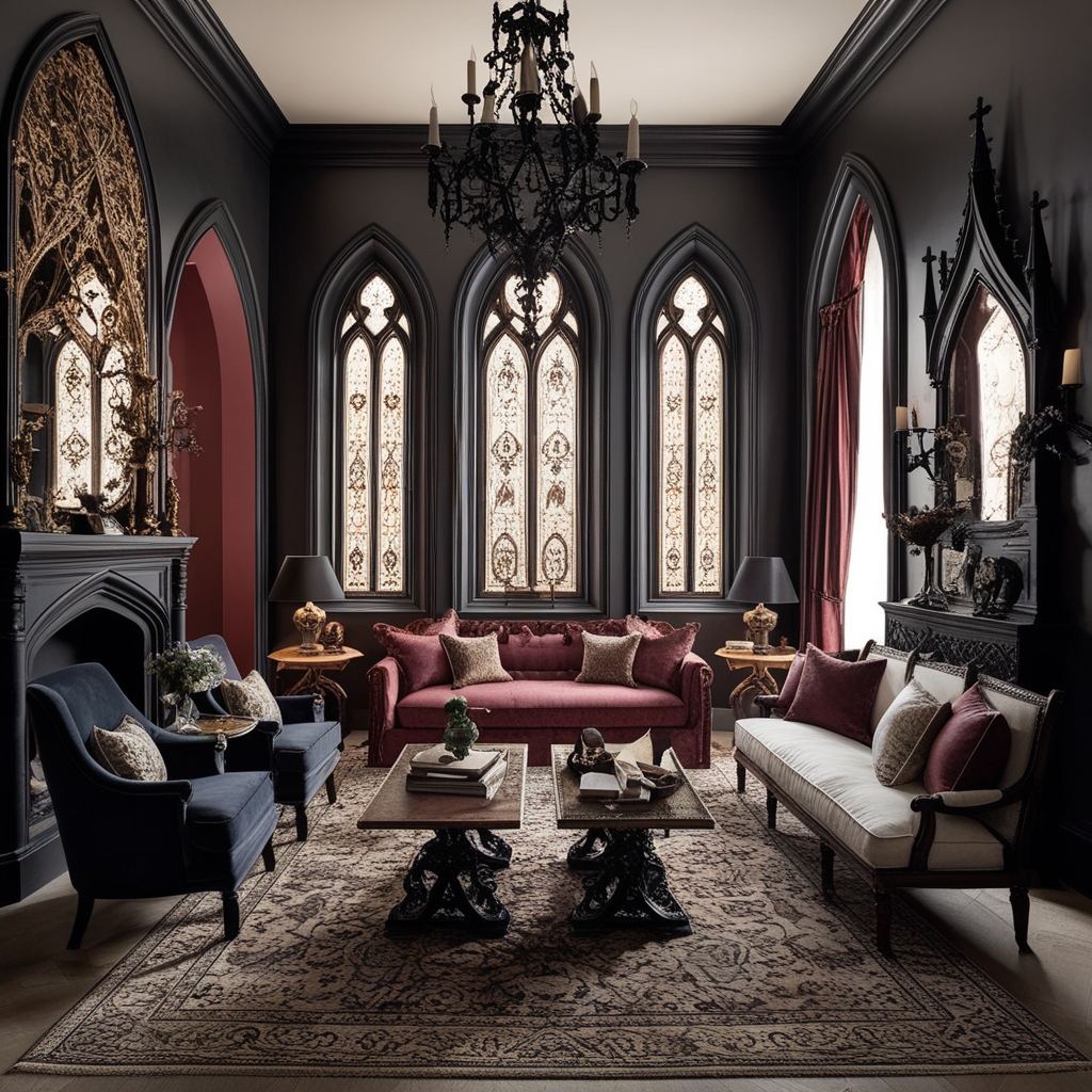 
Gothic Style Interior Design – Key Features, Trends, and Ideas for Your Space | Paintit.ai
 - 7