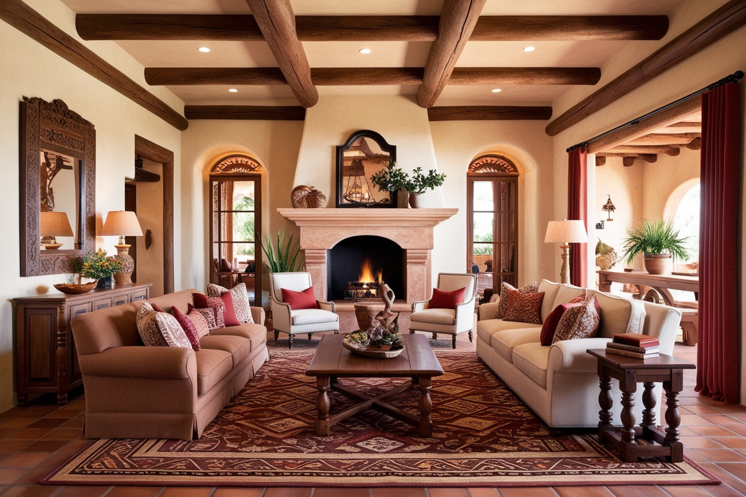 
Hacienda Style Interior Design – Creative Ideas & Solutions | Paintit.ai
 - 1