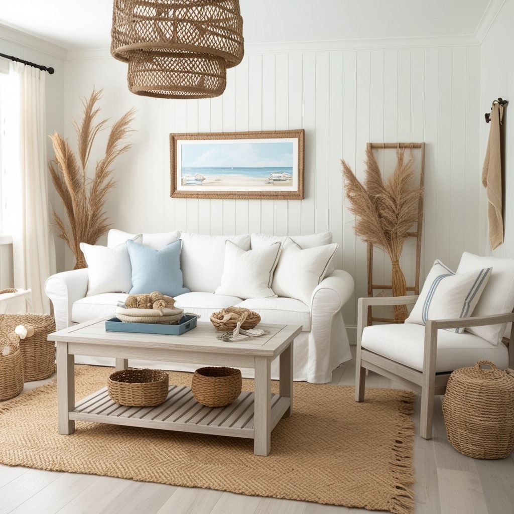 Hamptons Style Interior Design - Explore Inspired Ideas | Paintit.ai - 4