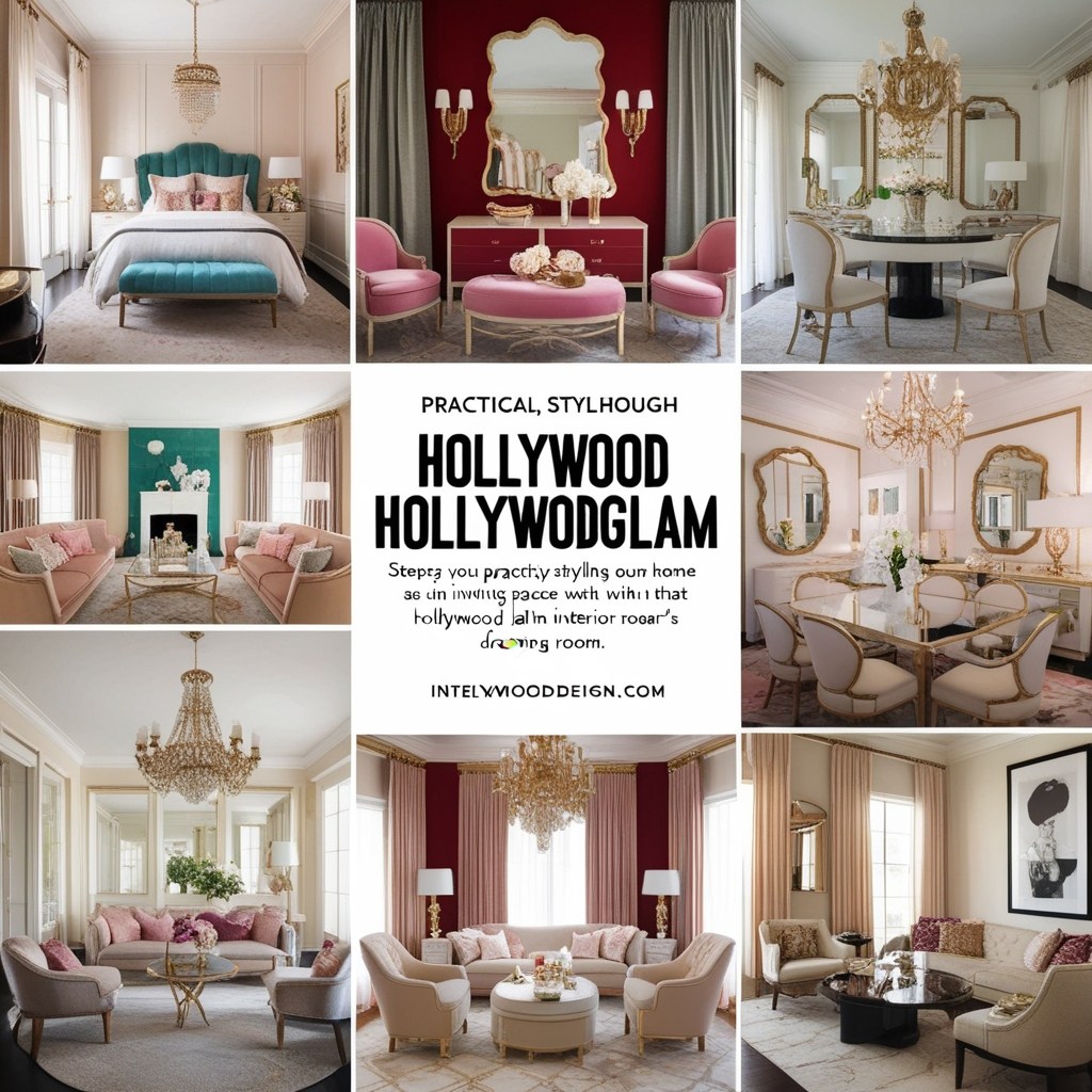 Hollywood Glam Interior Design Style - Explore Chic Looks | Paintit.ai - 2