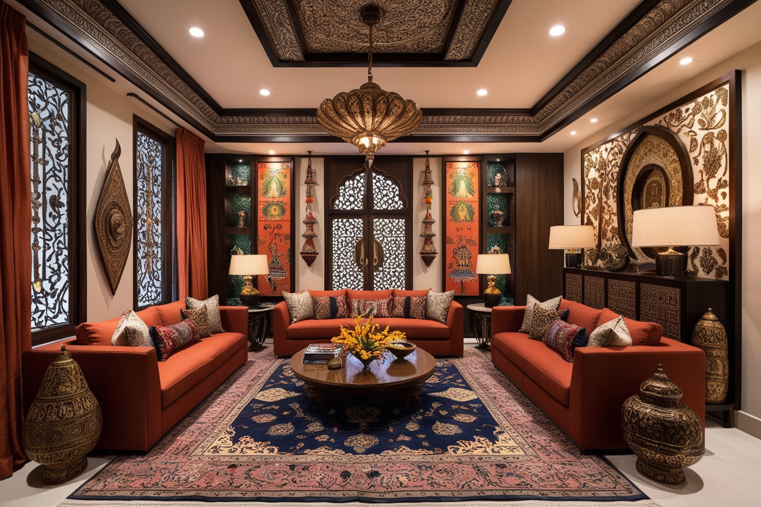 
Indian Style Interior Design – Key Features, Trends, and Ideas for Your Space | Paintit.ai
 - 1