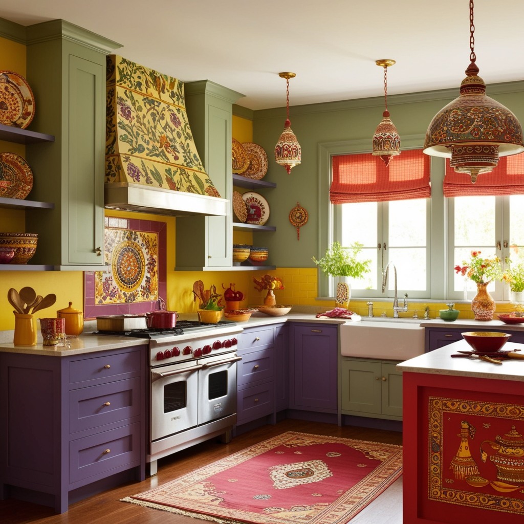 Indian Style Kitchen Interior Design - Discover Inspired Ideas | Paintit.ai - 2