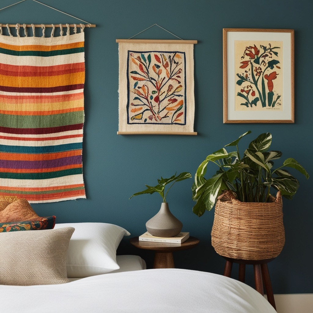 Indian Style Simple Middle Class Bedroom Interior Design - Get Inspired Today | Paintit.ai - 13