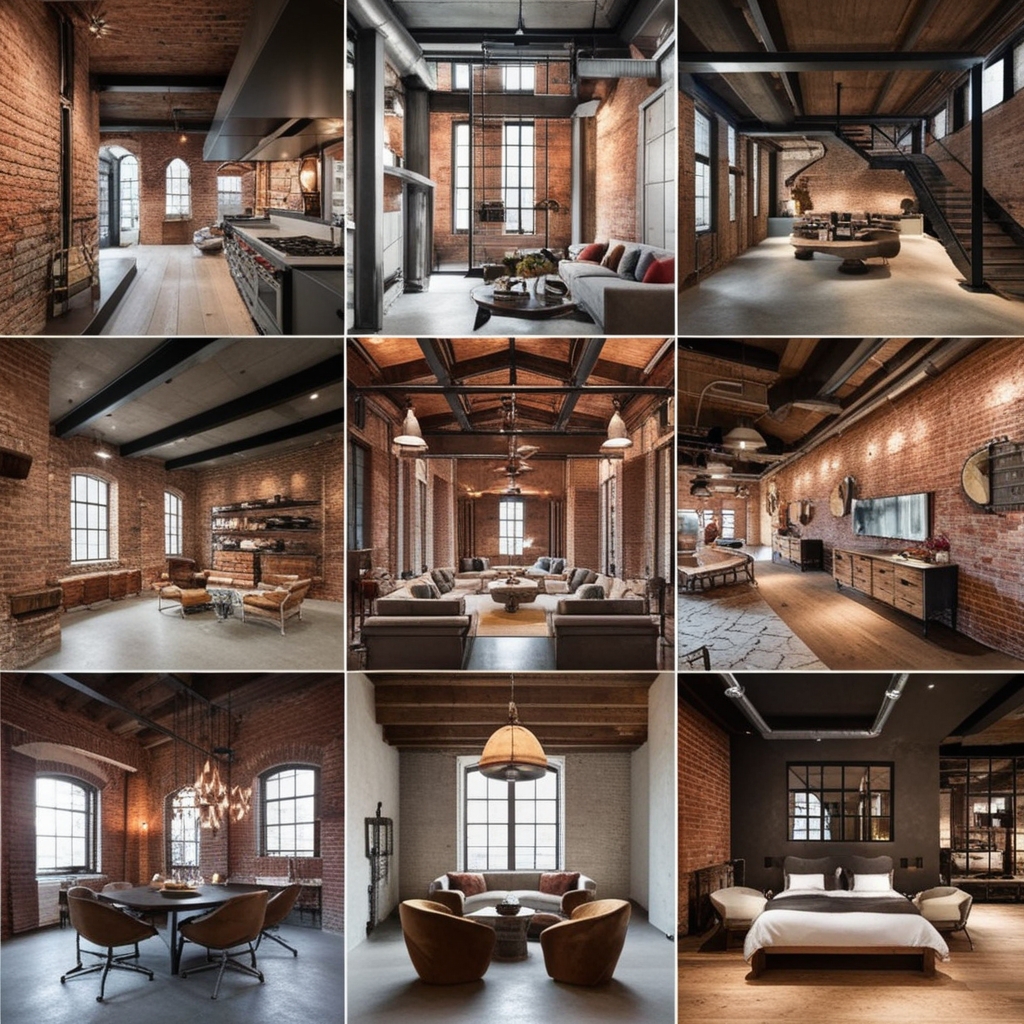 
Industrial Style Interior Design Characteristics – Key Features, Trends, and Ideas for Your Space | Paintit.ai
 - 8