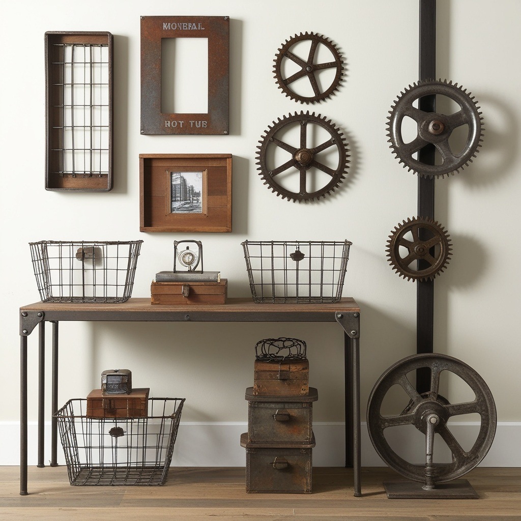 Industrial Style Modern Industrial Office Interior Design - Get Inspired Today | Paintit.ai - 9