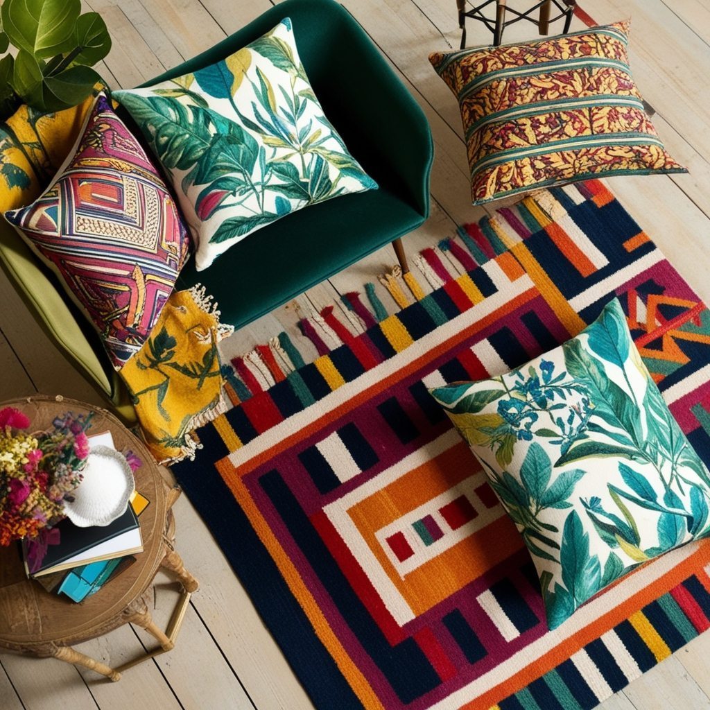 Eclectic Style Living Room Interior Design - Discover Inspiring Ideas | Paintit.ai - 5