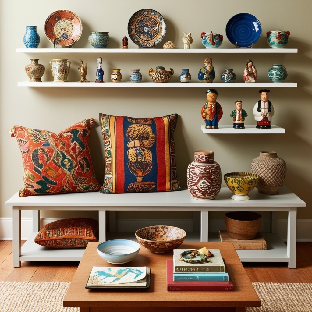 Eclectic Style Living Room Interior Design - Discover Inspiring Ideas | Paintit.ai - 7