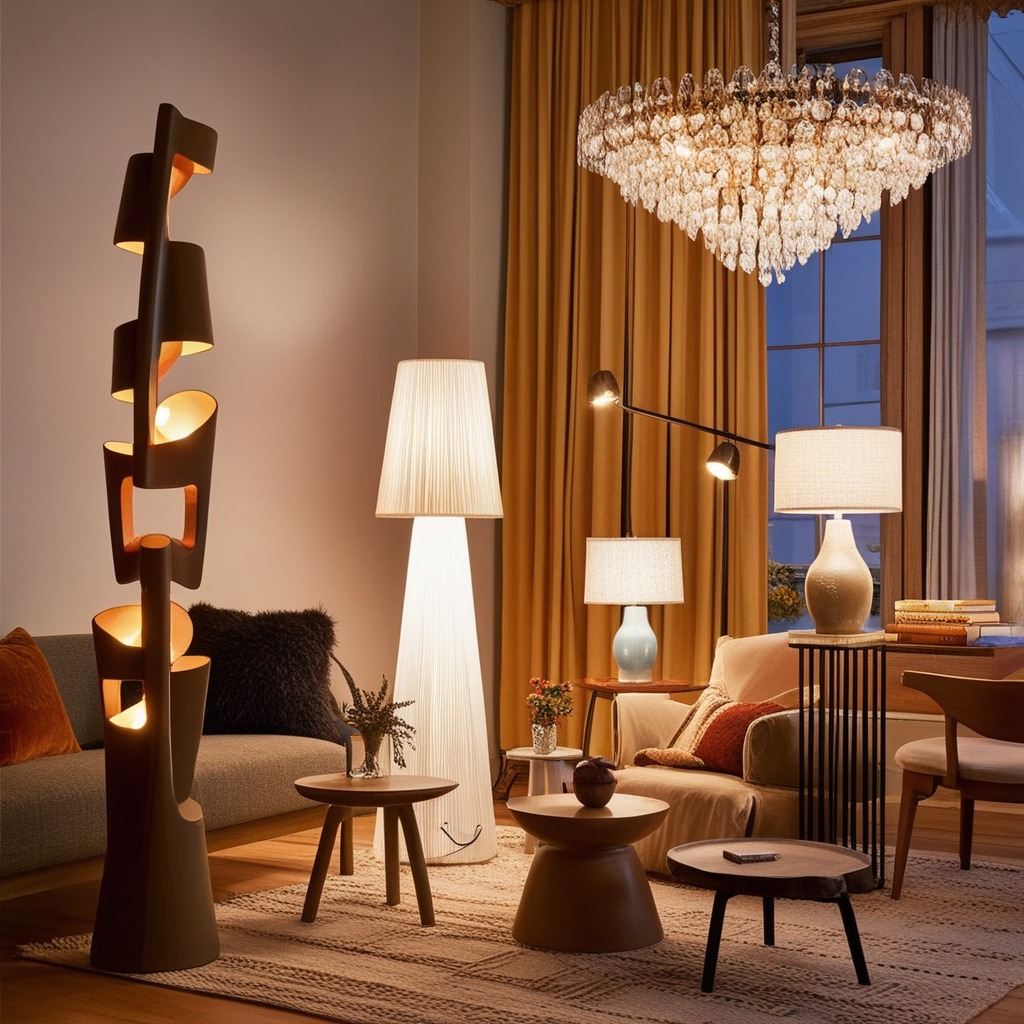 Eclectic Style Living Room Interior Design - Discover Inspiring Ideas | Paintit.ai - 10