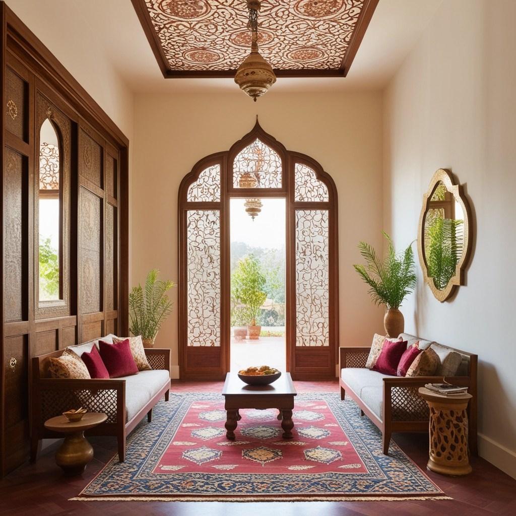 Interior Design of Hall in Indian Style - Explore Inspiring Ideas | Paintit.ai - 17