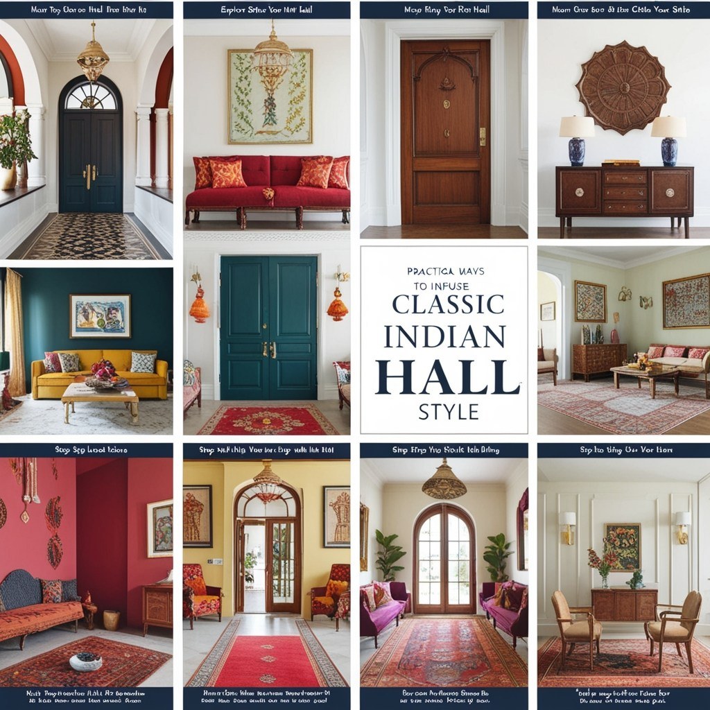 Interior Design of Hall in Indian Style - Explore Inspiring Ideas | Paintit.ai - 2